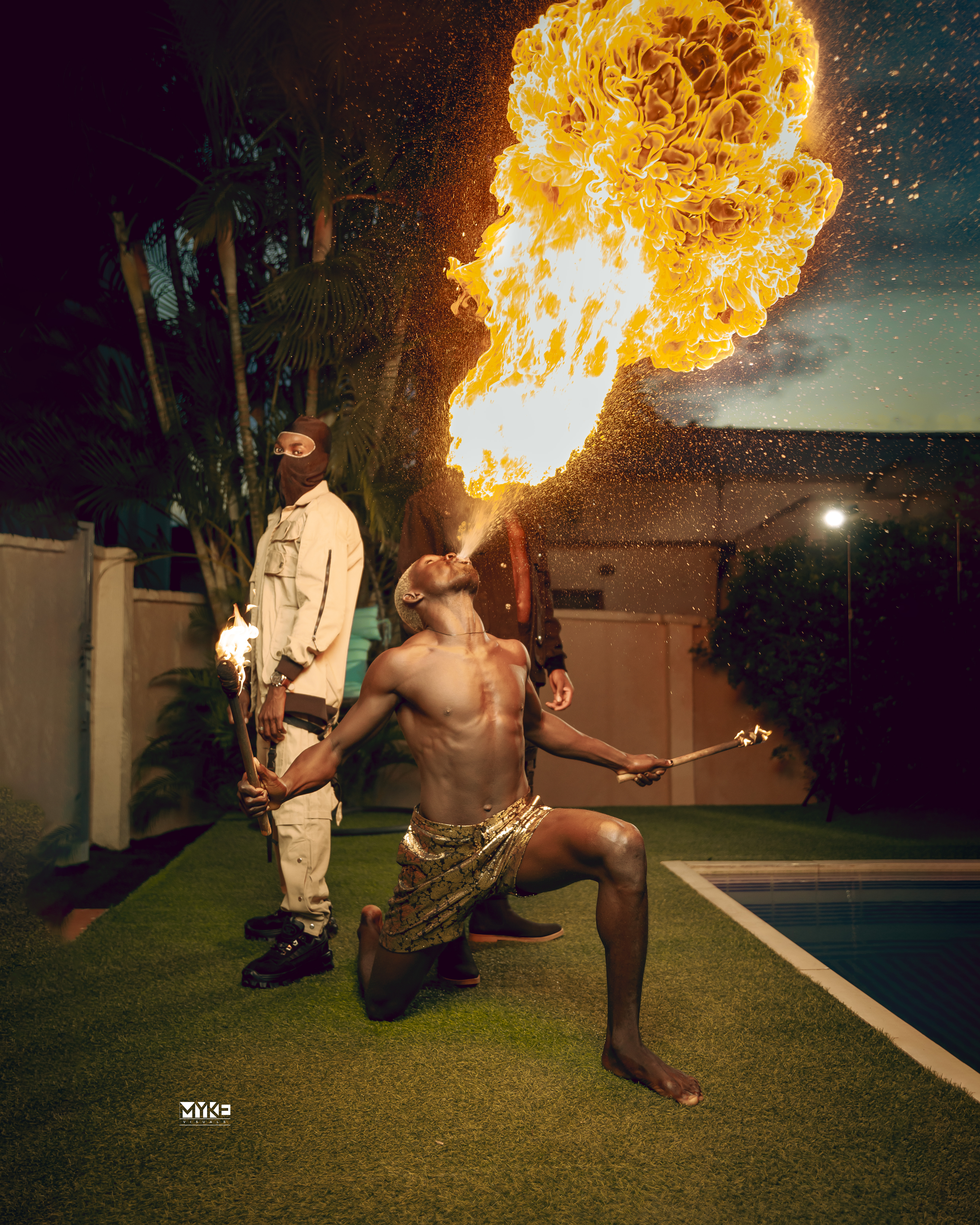 Creative beauty portrait